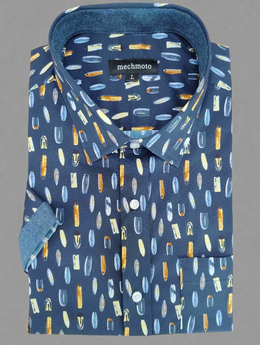 Mechmoto Surfboards Short Sleeve Shirt