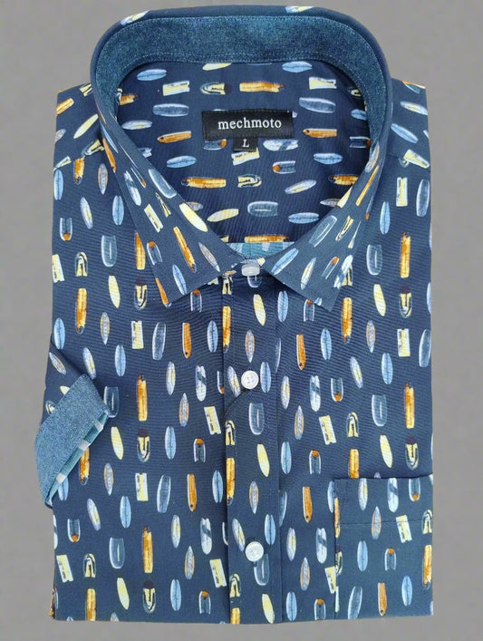 Mechmoto Surfboards Short Sleeve Shirt