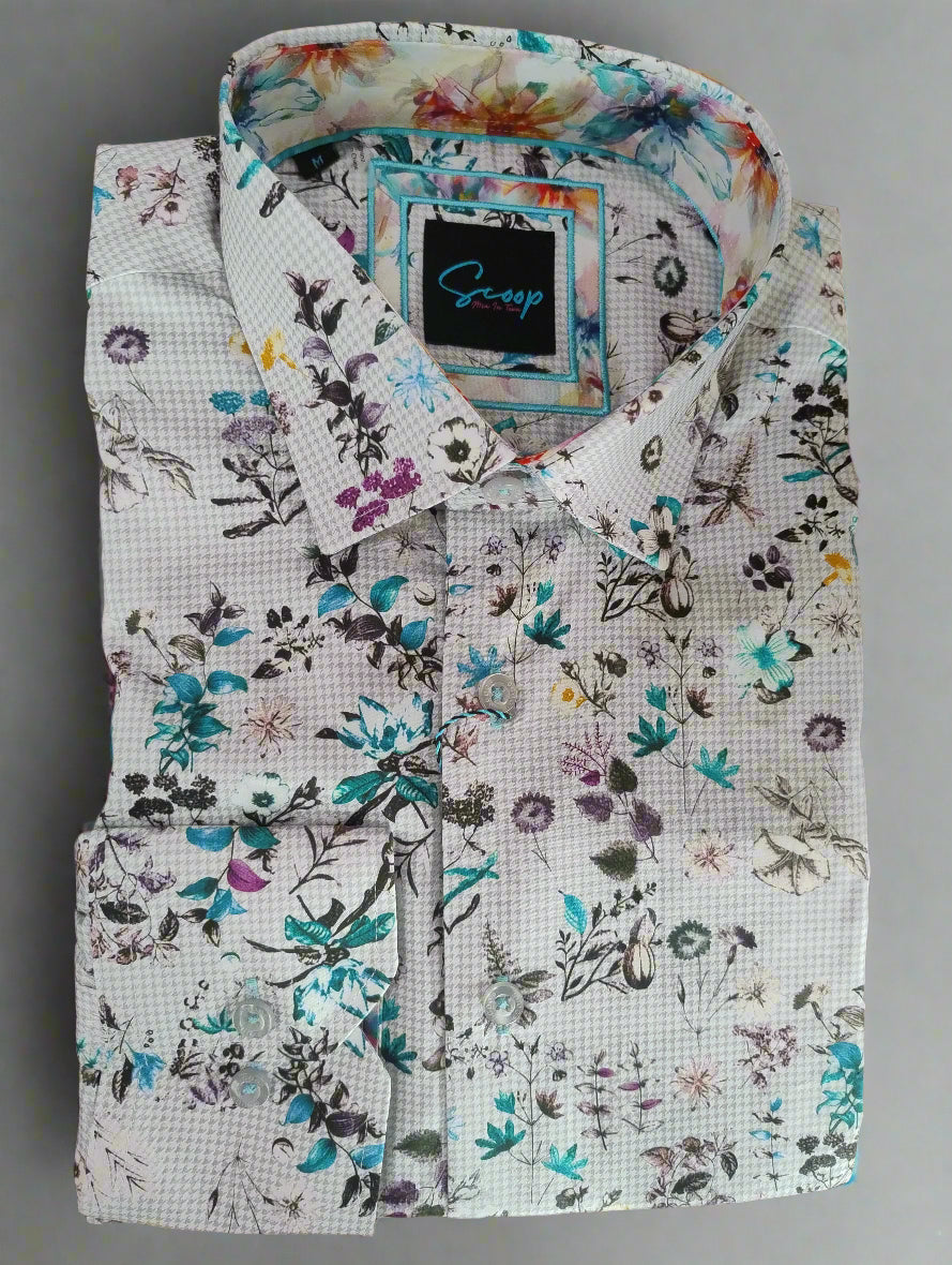 Scoop Petal Long Sleeve Shirt