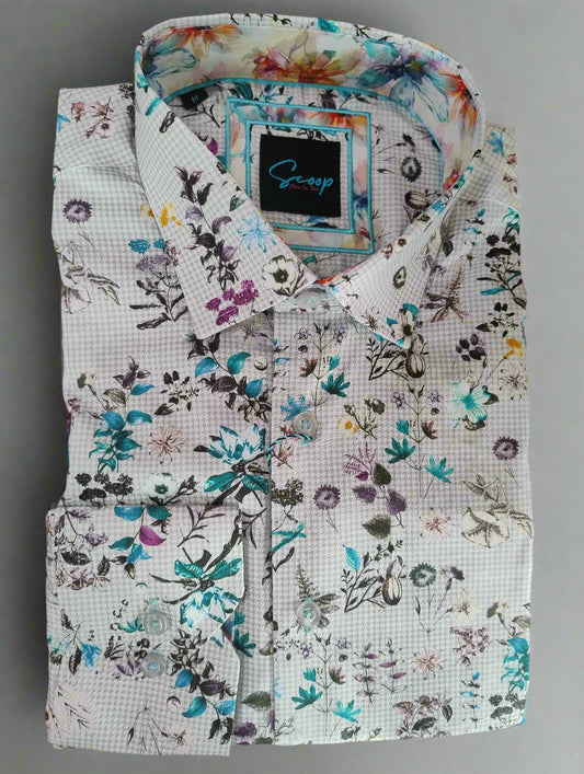 Scoop Petal Long Sleeve Shirt