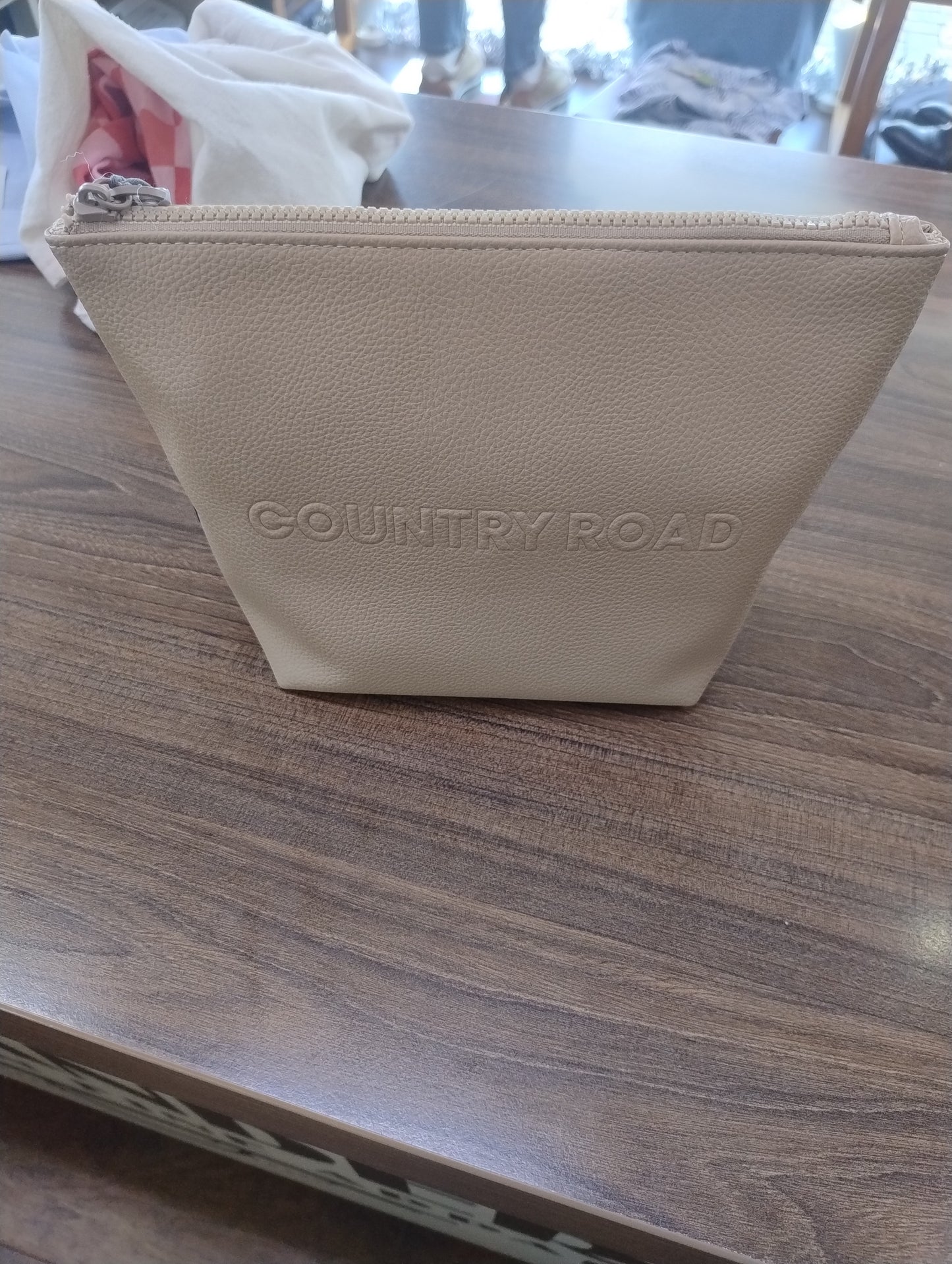 Country Road Branded DTL Tri Cosmetic Bag - Camel