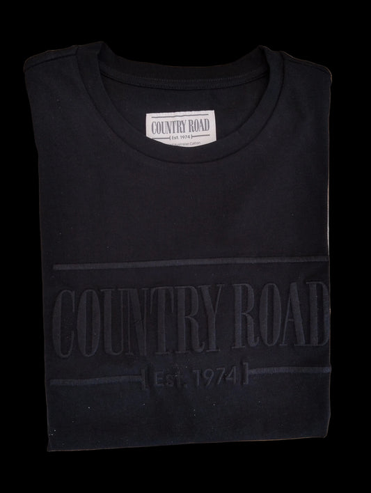 Country Road Heritage Womens T-Shirt Black