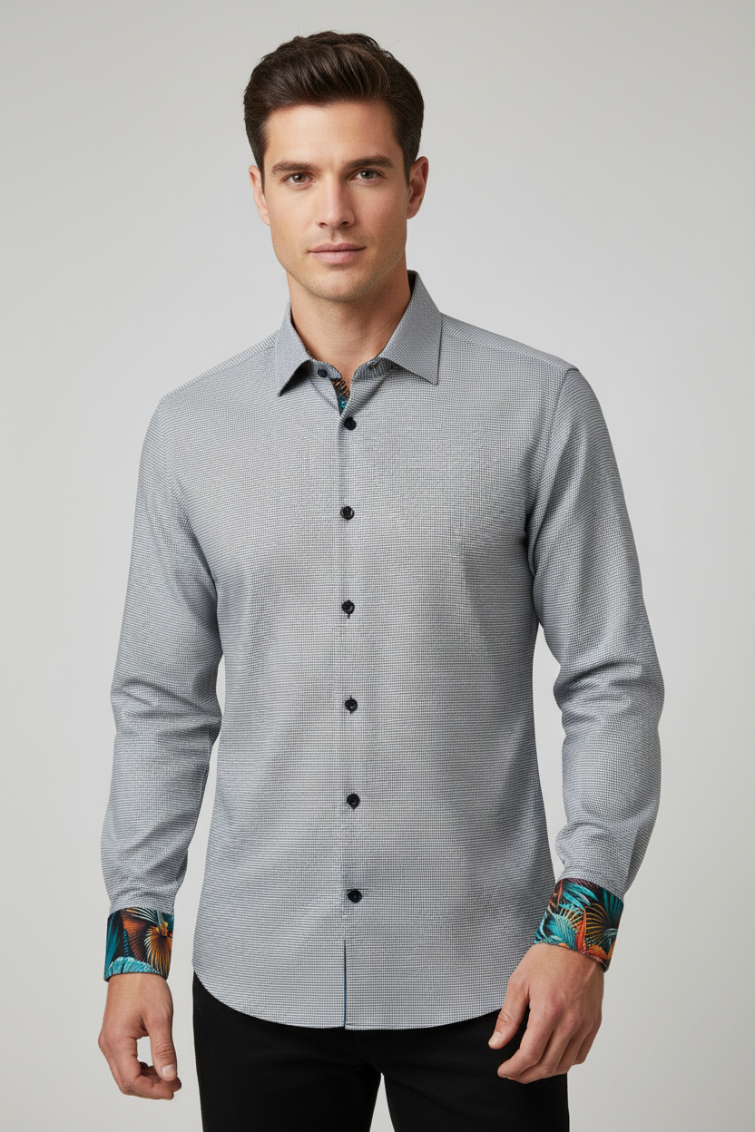 Scoop Arezzo Long Sleeve Shirt - Pepper