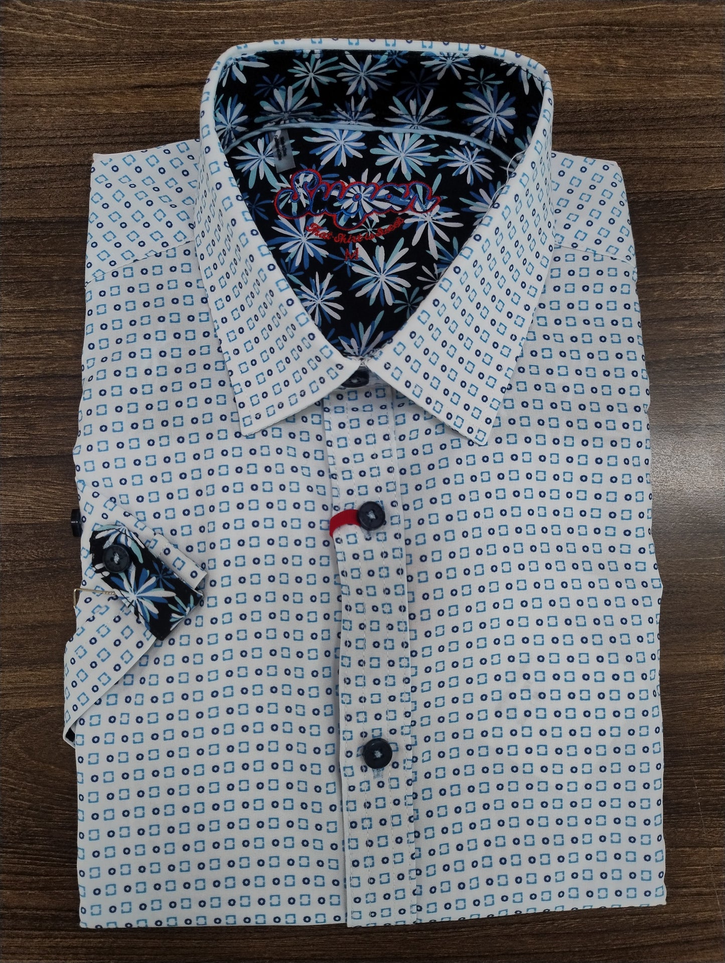 Sugar Teressa Short Sleeve Shirt - Sky