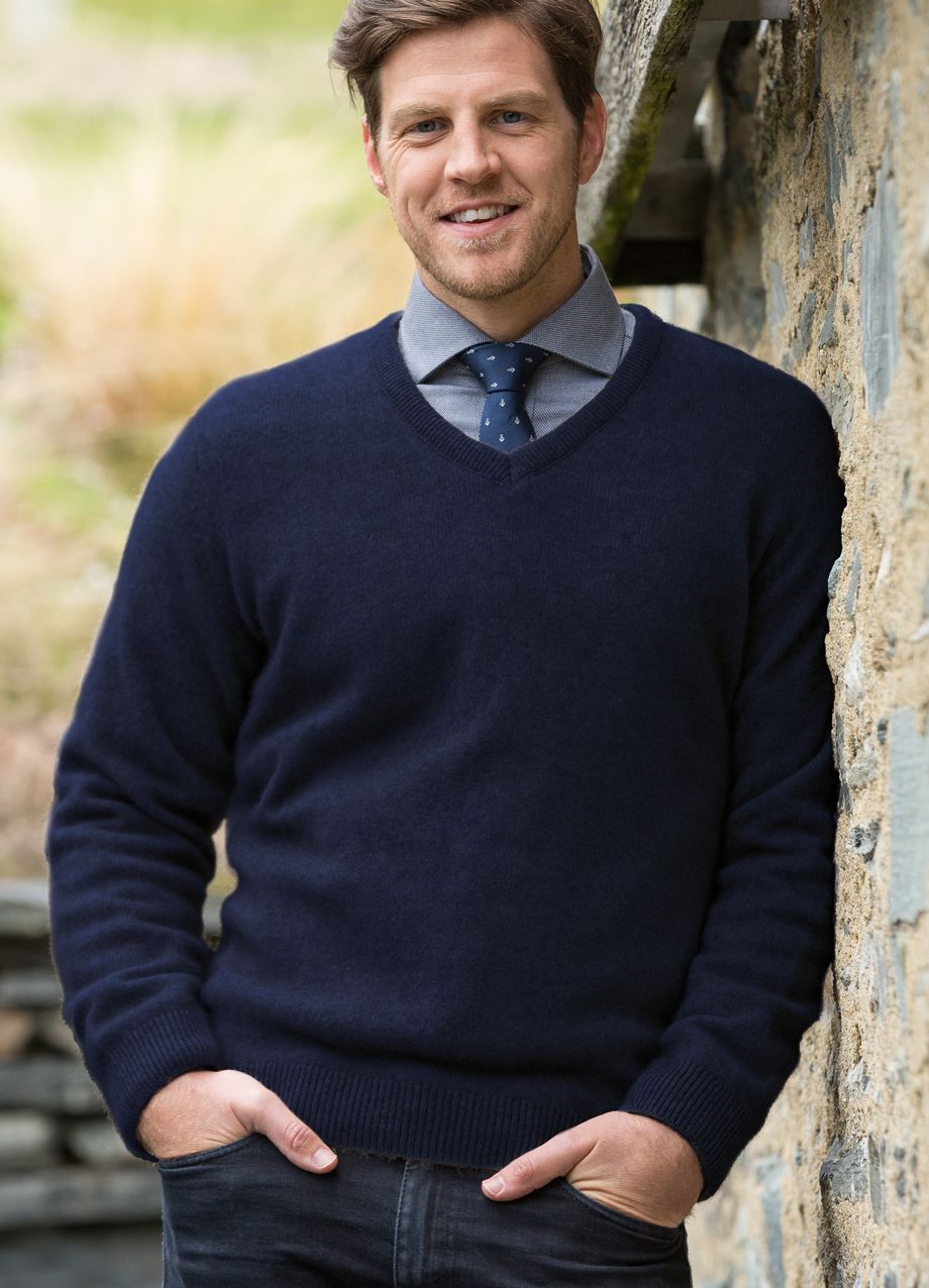 Noble Wilde Oxford V Neck Jumper