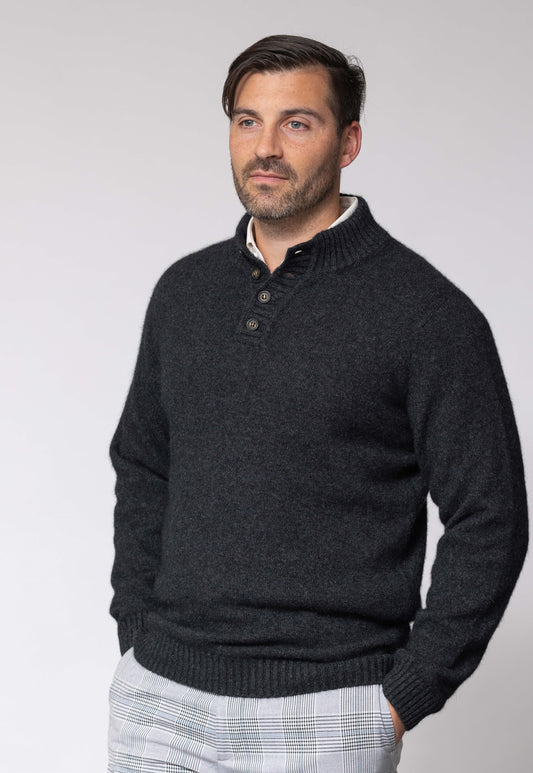 Noble Wilde Vickers Charcoal Sweater