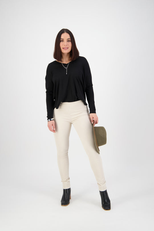 Vassalli Skinny Pull on Cord Pants