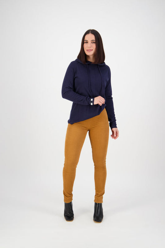 Vassalli Skinny Pull on Cord Pants