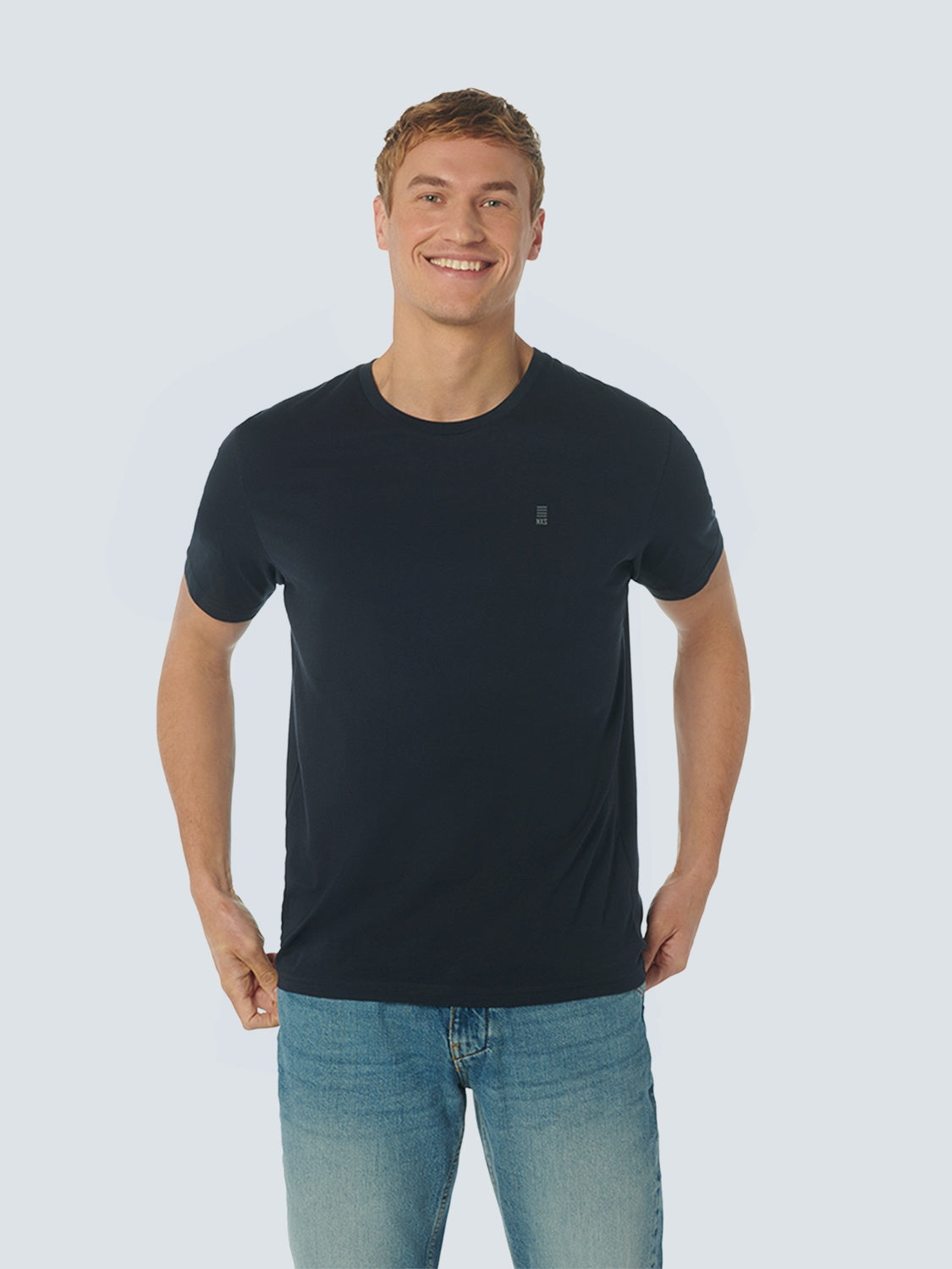 No Excess T-Shirt Crewneck Solid Basic Night