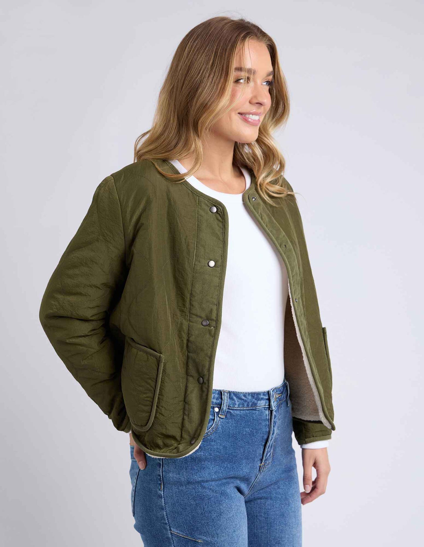 Foxwood Alberta Quilted Jacket - Moss