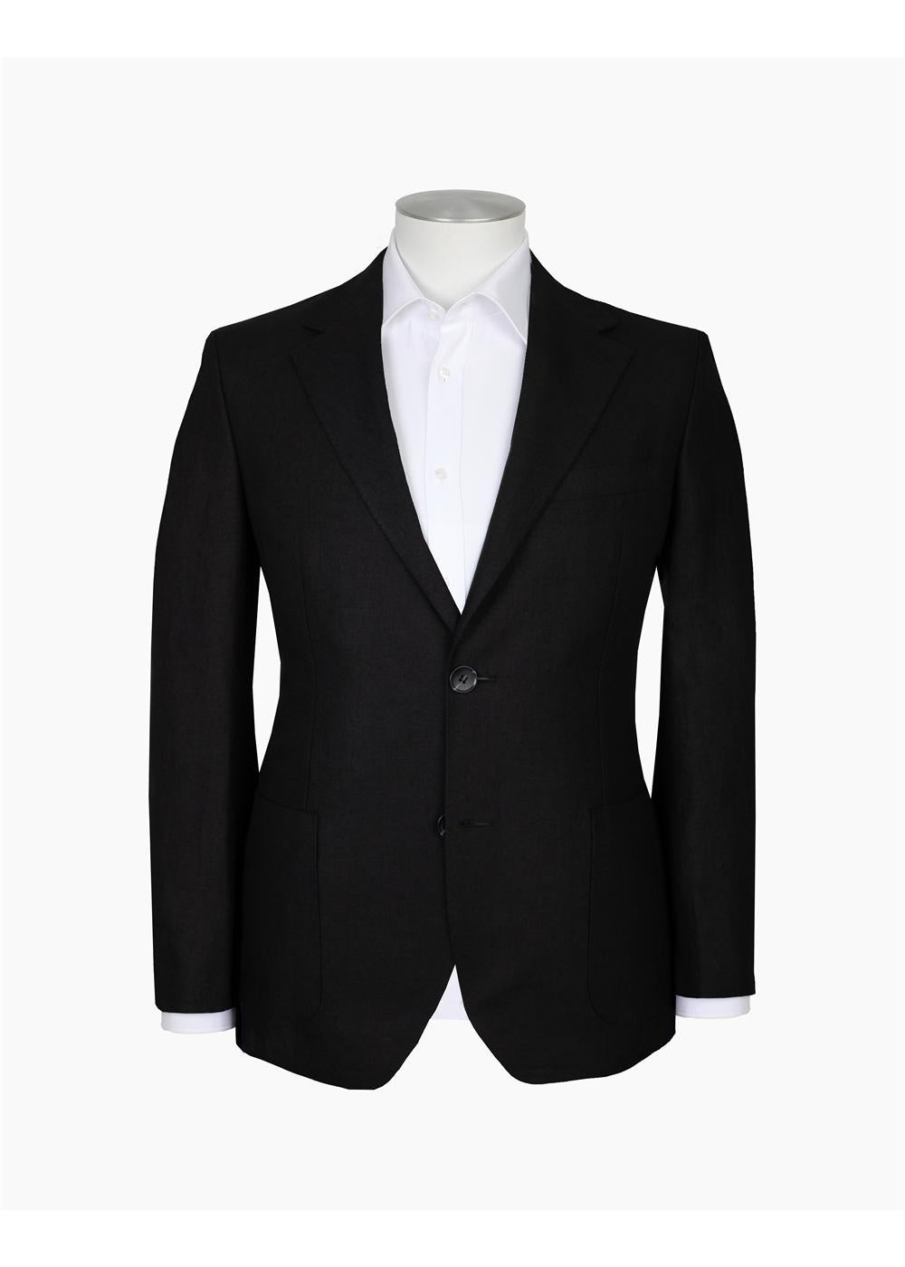 Rembrandt Malta Black Linen Blazer