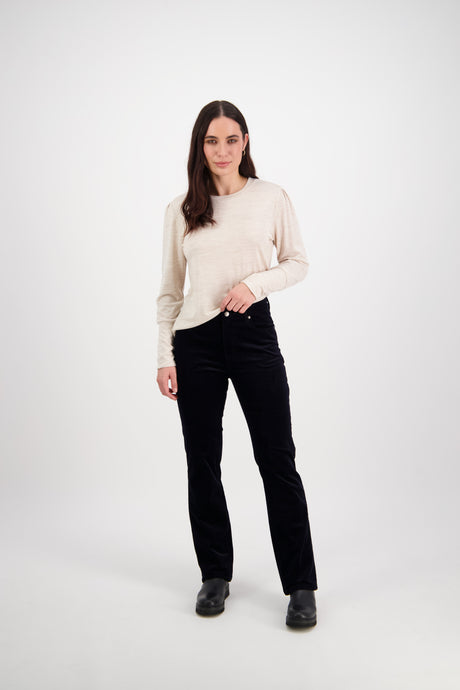 Vassalli Straight Leg Full Length Cord Pant