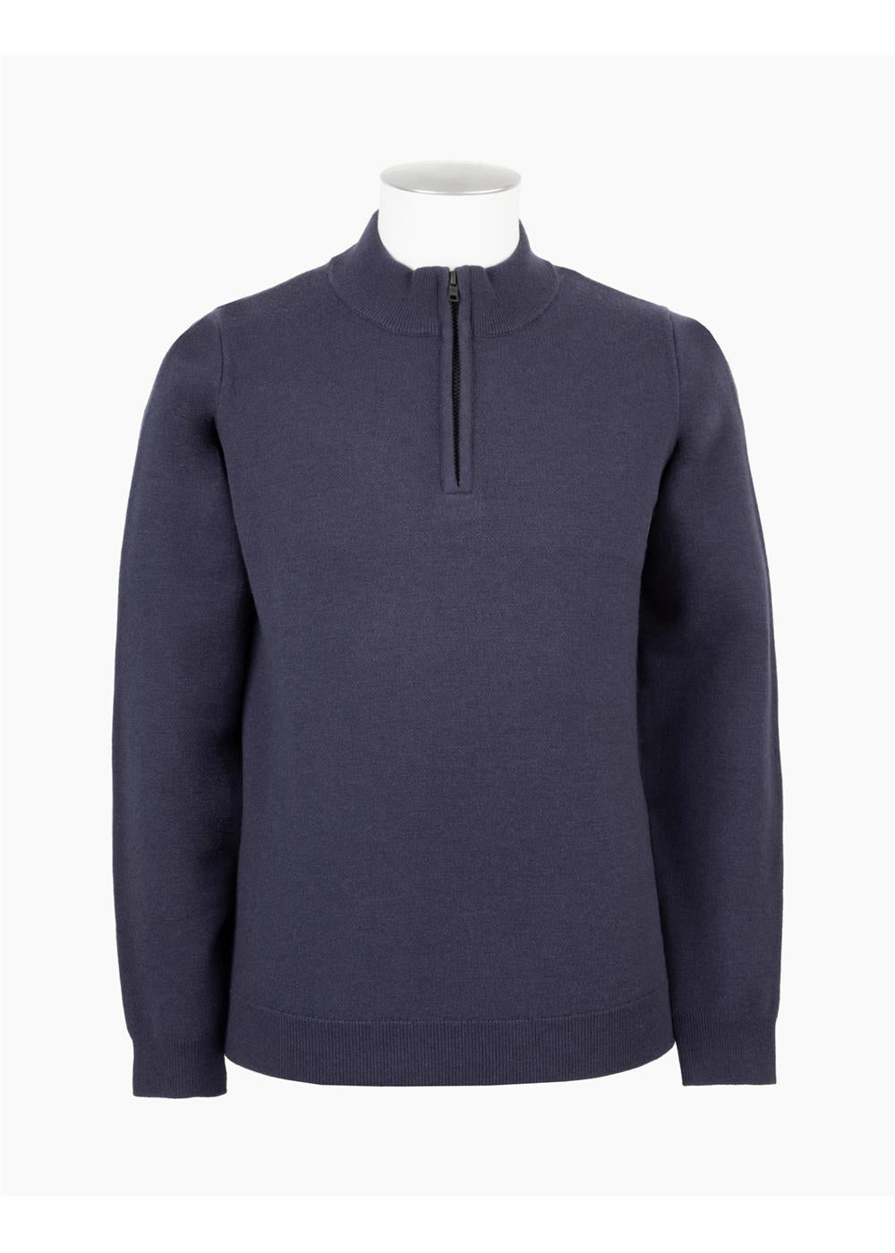 Rembrandt Mataura Indigo Blue 1/4 Zip Jersey