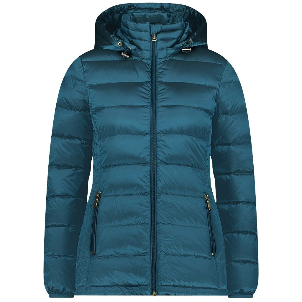 Moke Apparel Lynnette Packable Down Jacket - Teal
