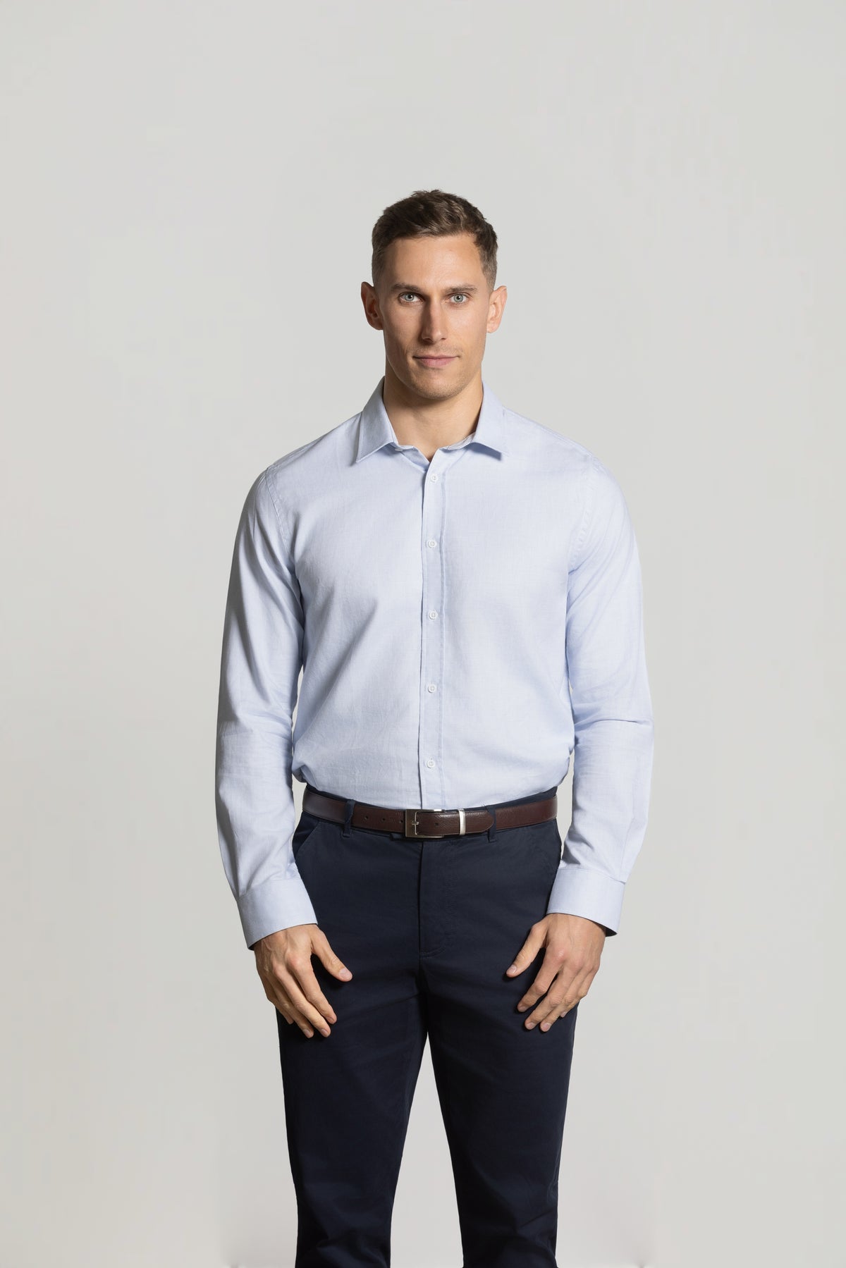 Cutler & Co Clint Long Sleeve Shirt - Blue