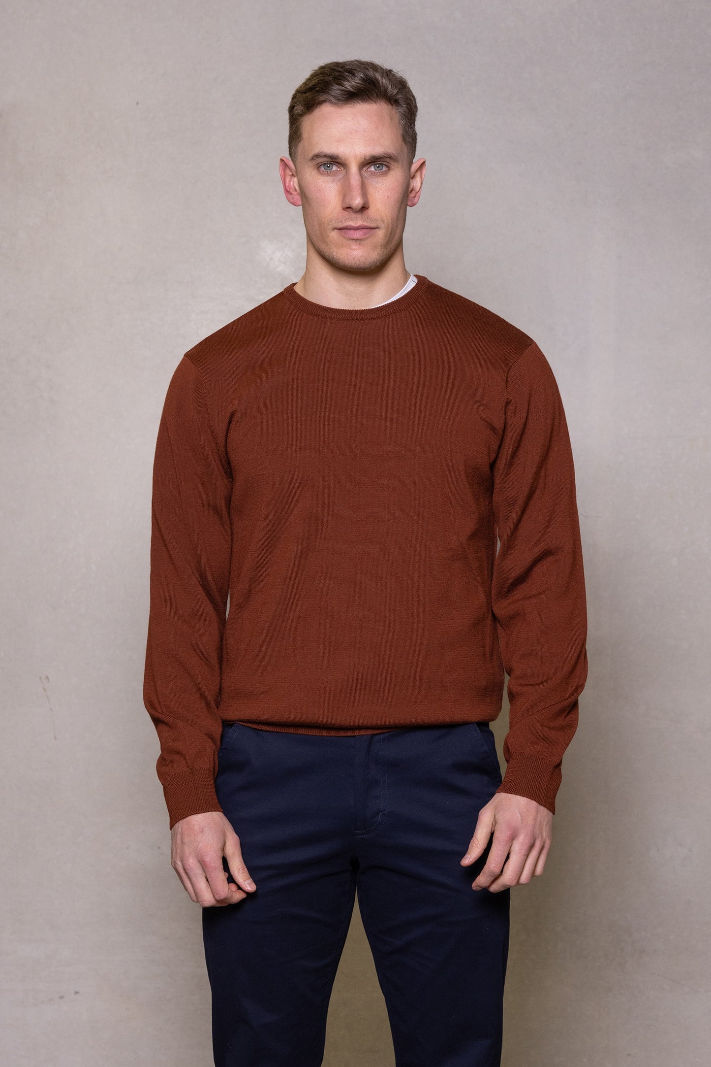 Cutler Dawson Crew Neck Jumper - Moroccan