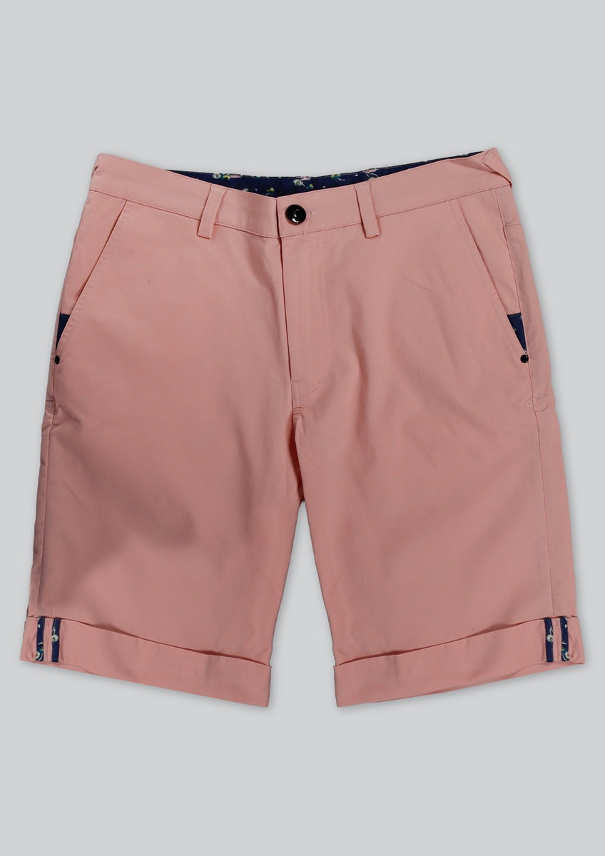 Cutler Elijah Stretch Cotton Shorts Pink