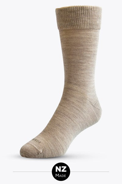 NZ Sock Co Mens Merino Comfort Top Dress