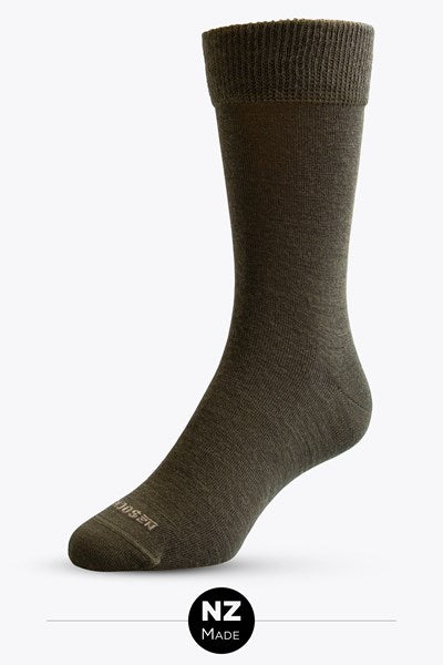 NZ Sock Co Mens Merino Comfort Top Dress