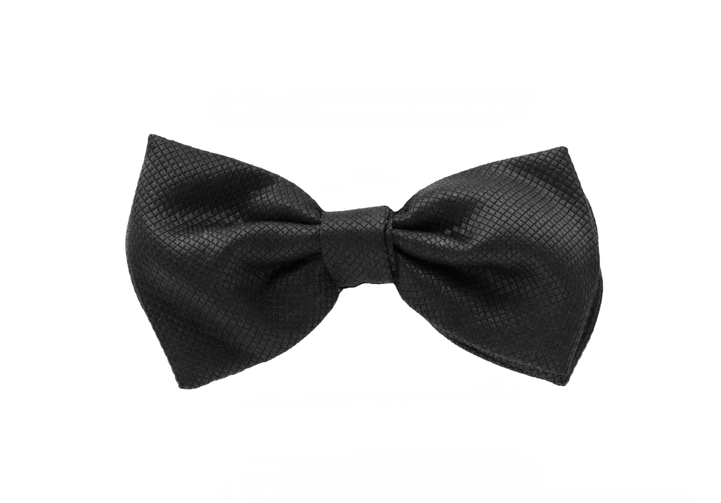 Fellini Jacquard Plain bow Tie