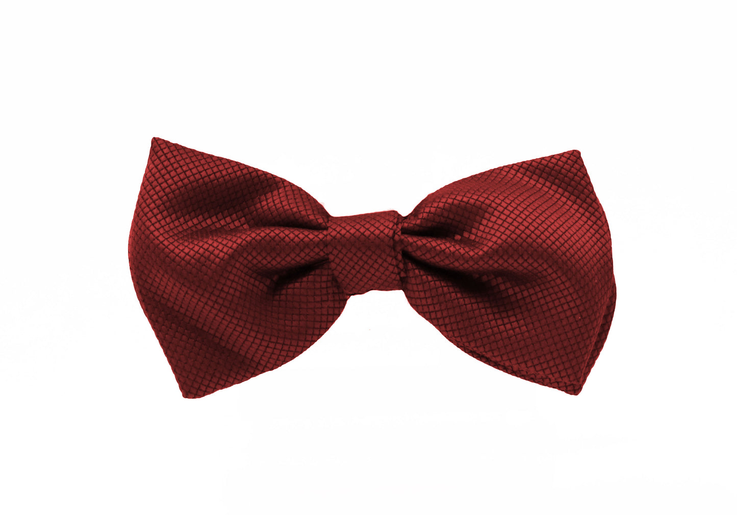 Fellini Jacquard Plain bow Tie