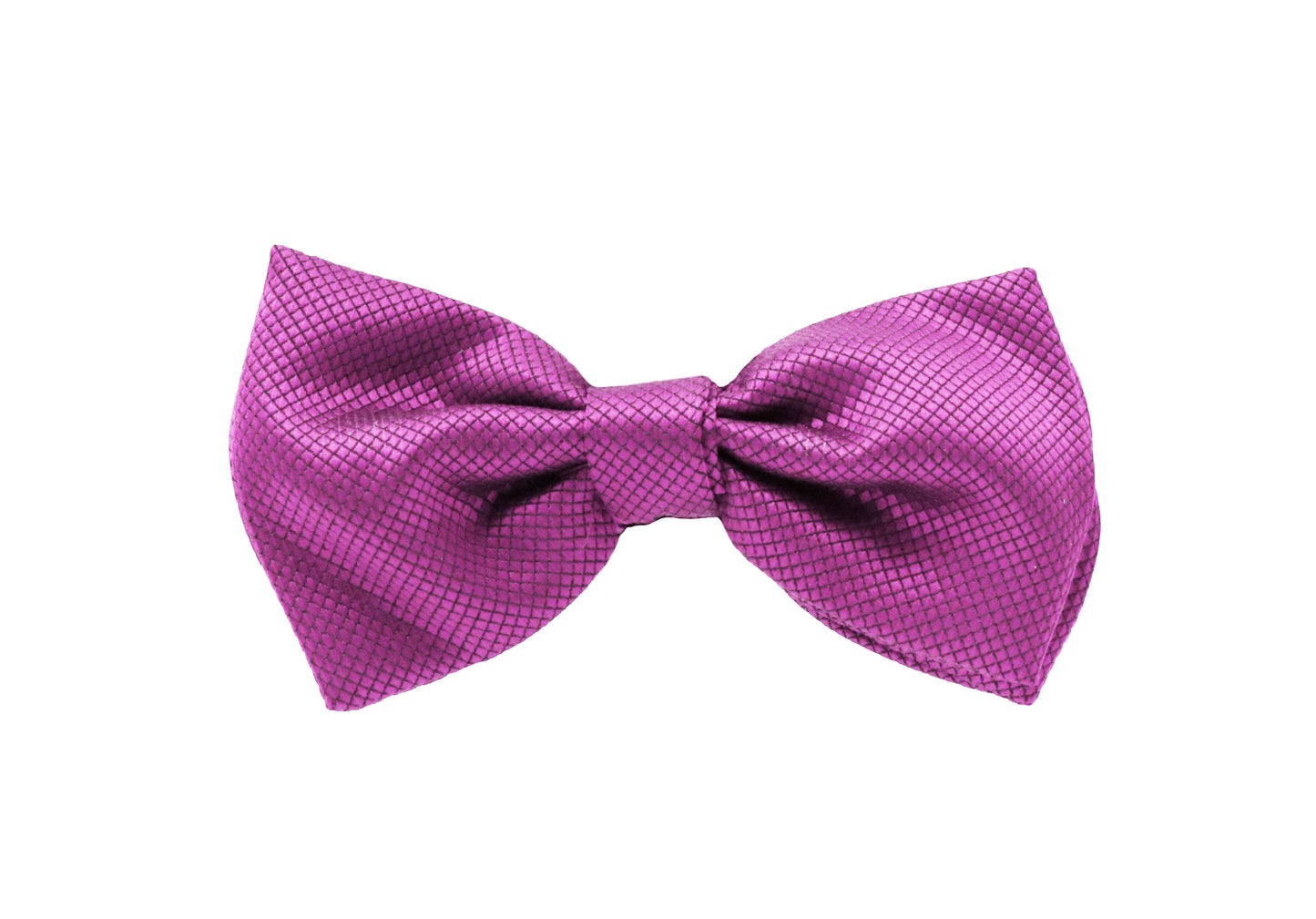 Fellini Jacquard Plain bow Tie