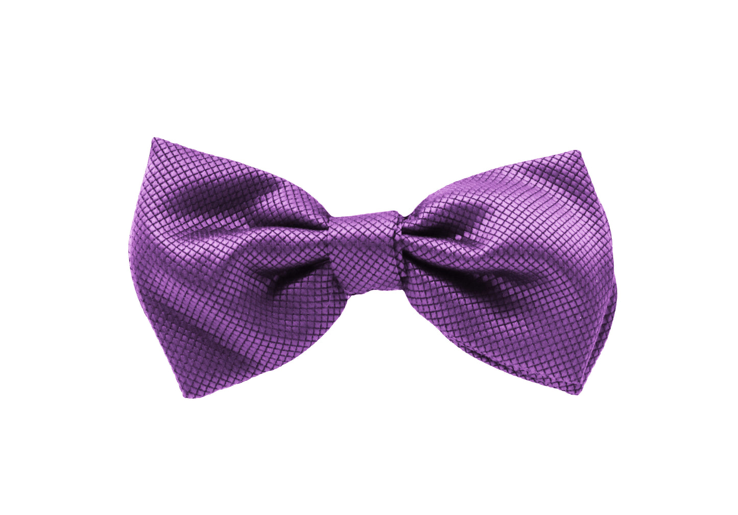 Fellini Jacquard Plain bow Tie