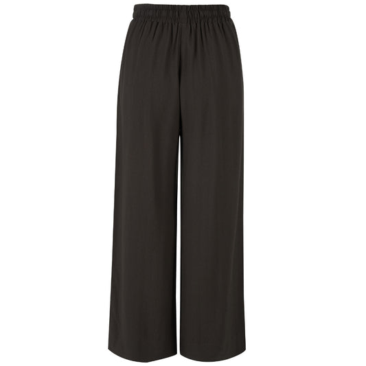 Moke Indiana Wide Leg Track Pants - Chocolate with Cream