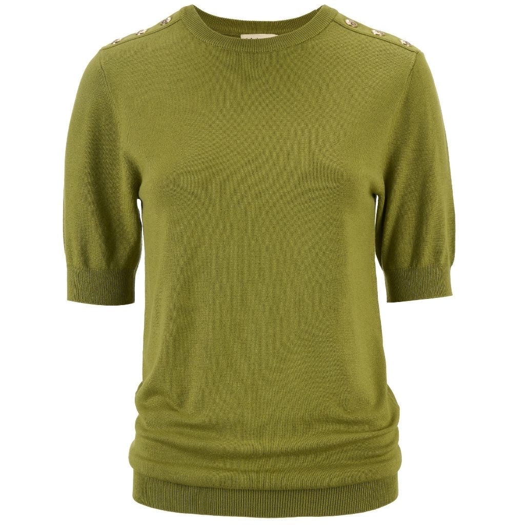 Moke Nicola Women's Sweater Tee - Avocado
