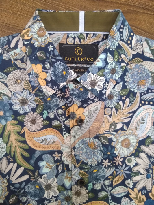 Cutler Seth Iris Stretch Long Sleeve Shirt