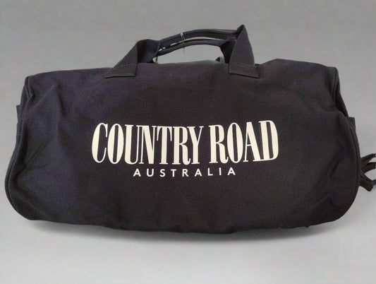 Country Road Organically Grown Cotton Heritage Duffle Bag - Black