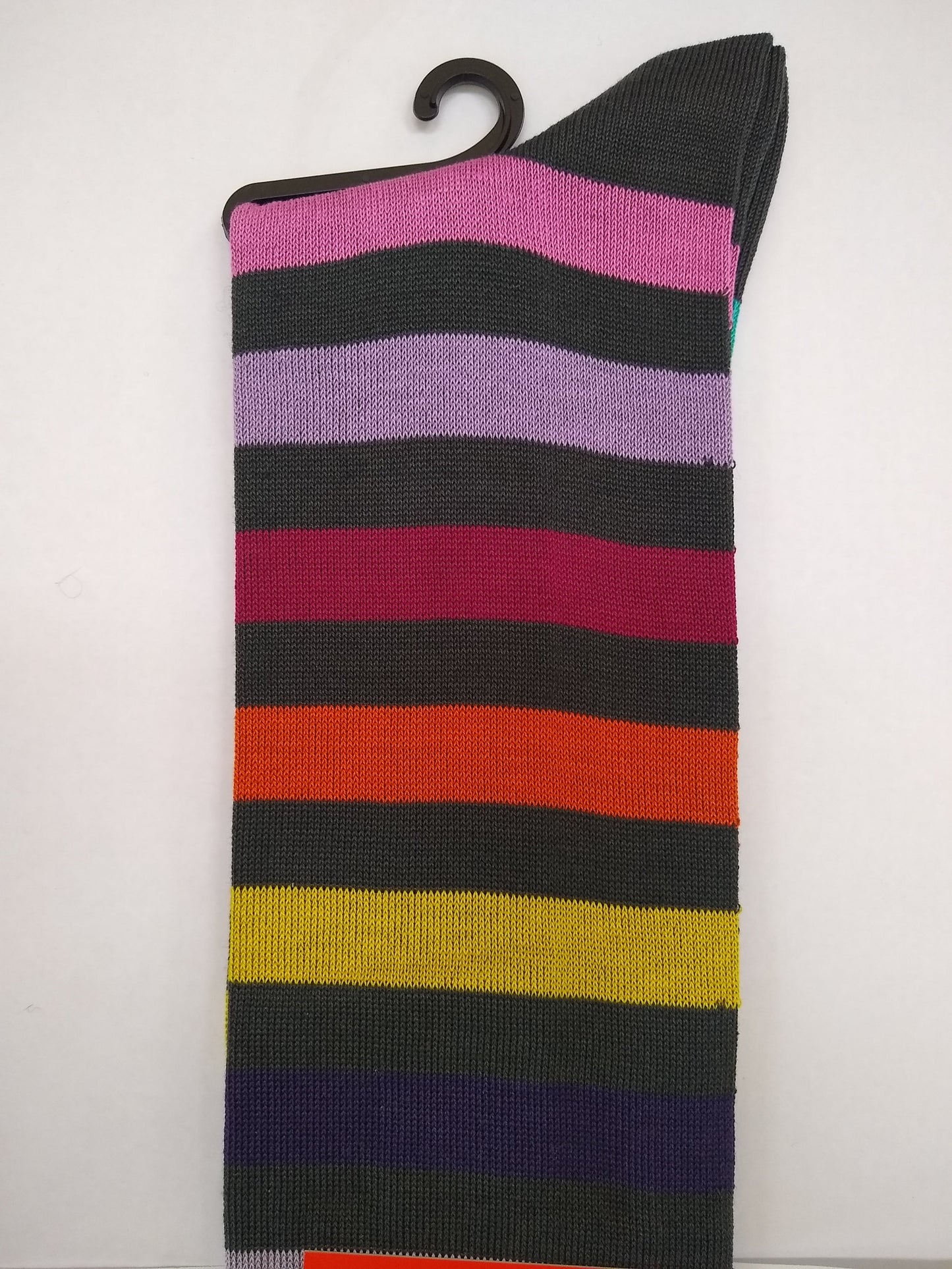 Visconti Patterned Cotton Dress Socks