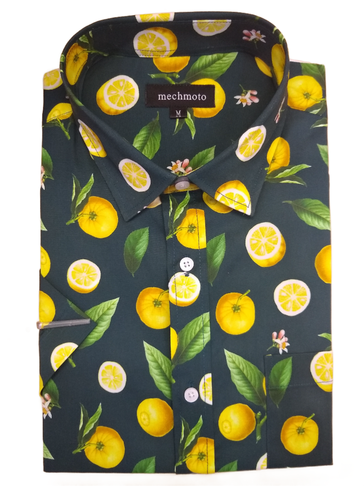 Mechmoto Green Lemons Short Sleeve Shirt