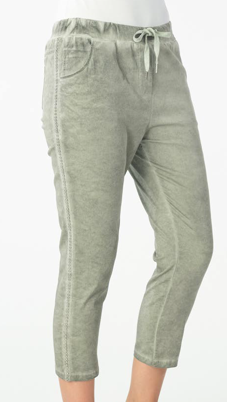 Renoma Embelished Pant-Denim