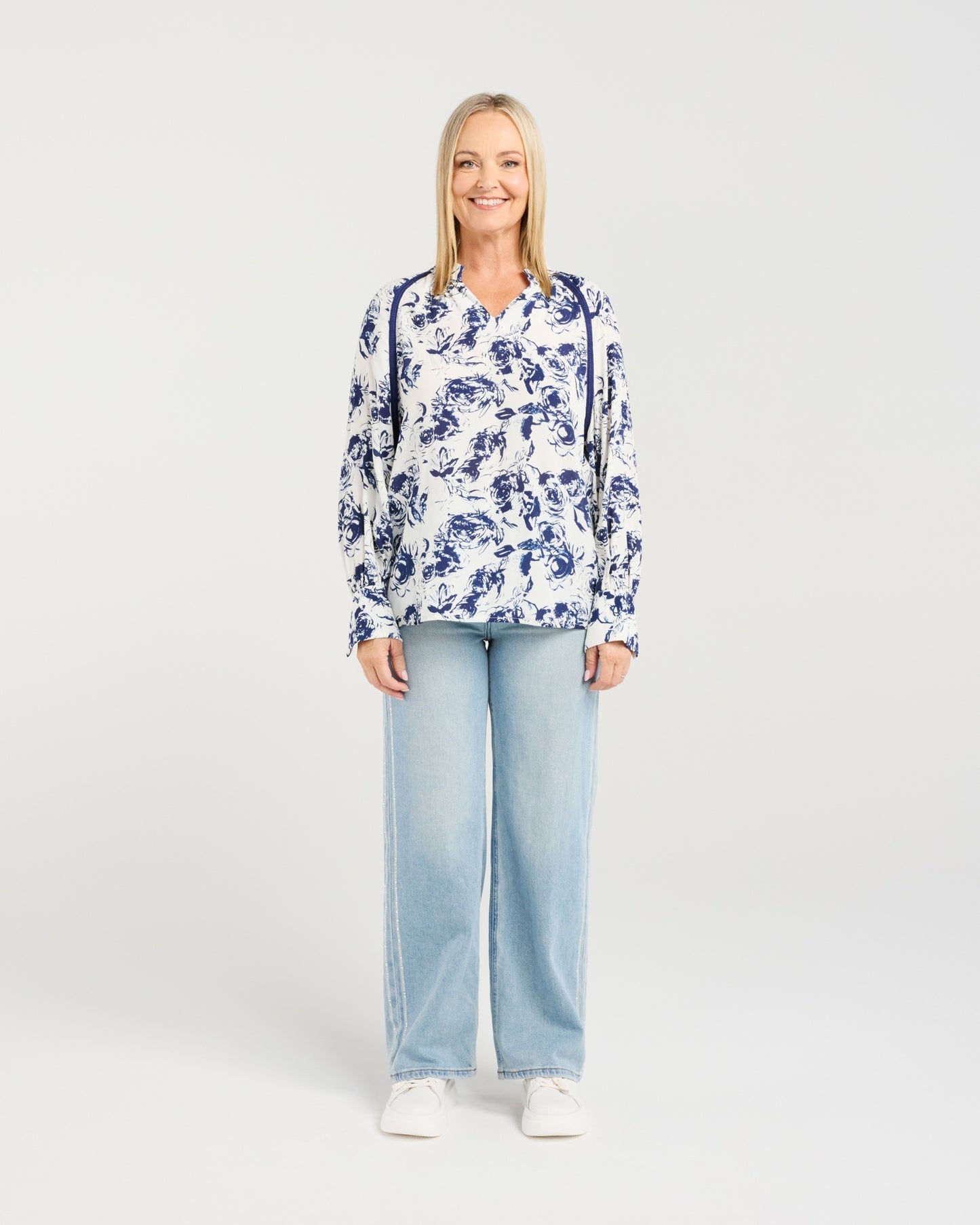 Seduce Hassey Top - Frost Bloom