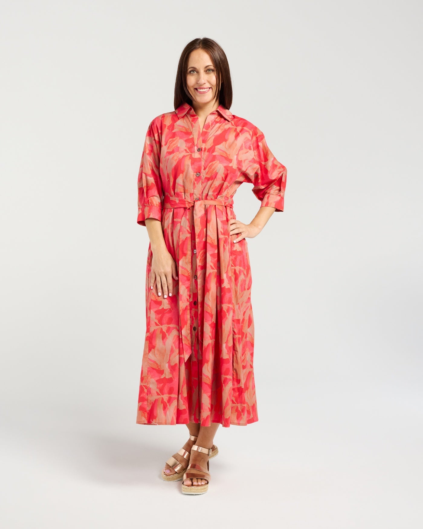Seduce Ava Dress - Red Motion