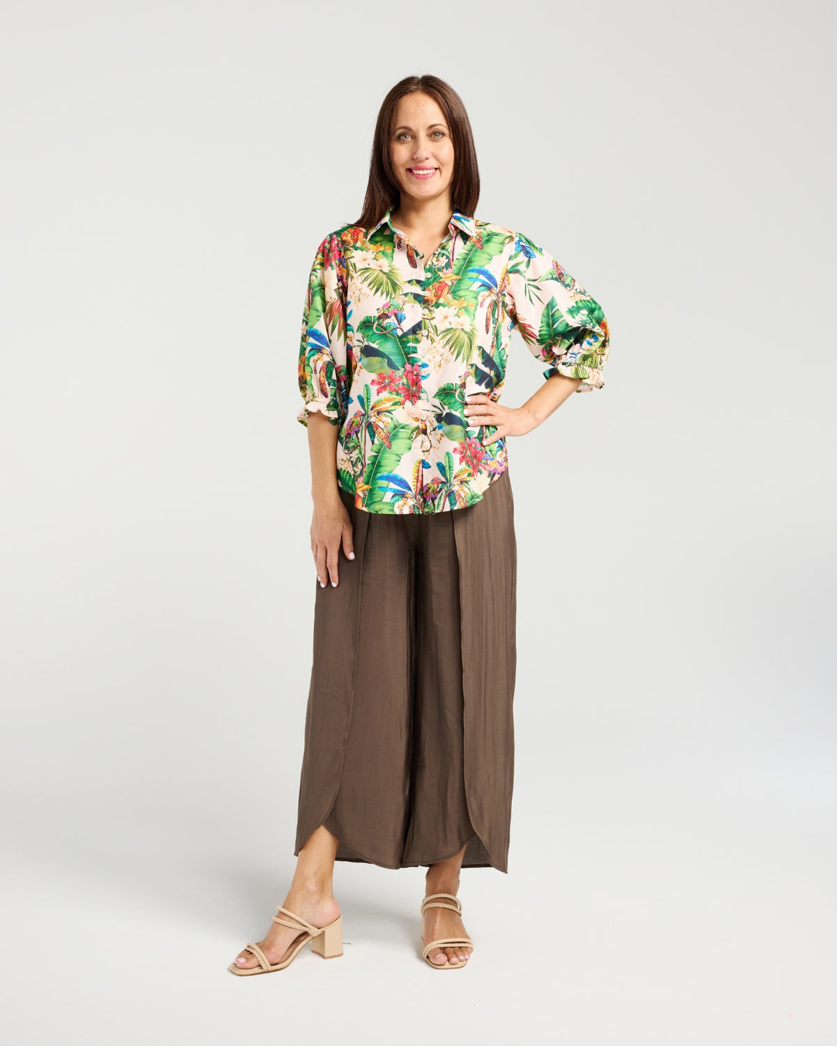 Seduce Tessa Blouse - Jungle