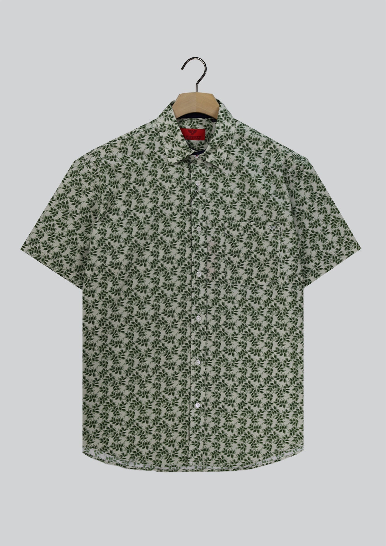 R.F Scott Fields Short Sleeve Shirt - Feijoa