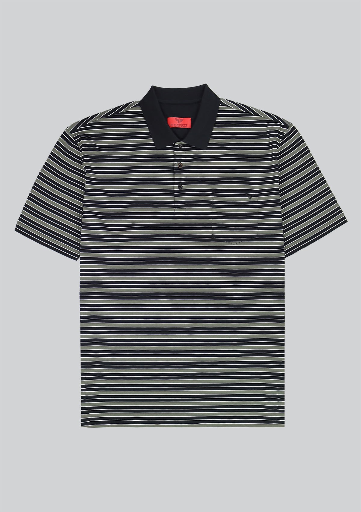 RF Scott Gordan Short Sleeve Polo Shirt - Biscotti