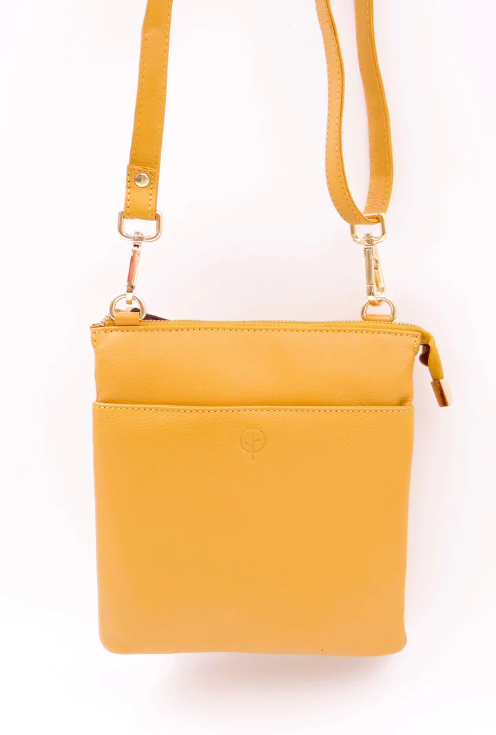 Second Nature Womens Medium Cross Body Saffron