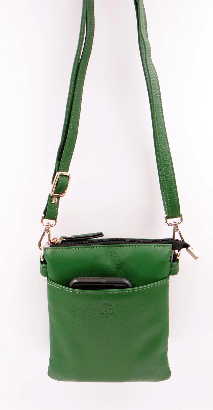 Second Nature Womens Small Crossbody Monstera