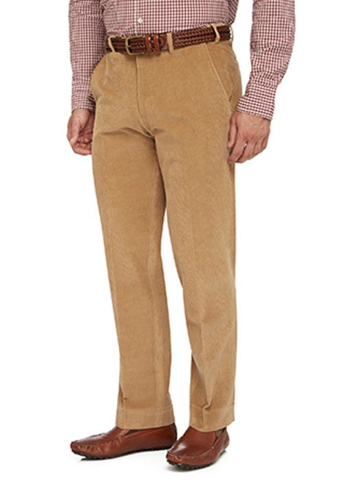 City Club Sutton Cord Pant -Camel - Stout Fit