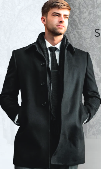Savile Row Stephen Wool Overcoat