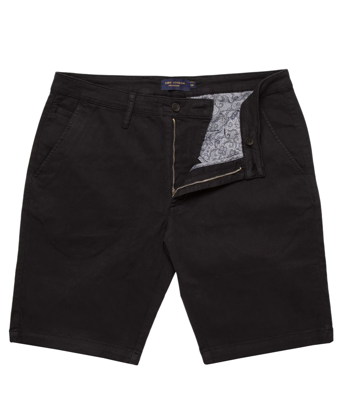Guide London Cotton Stretch Shorts