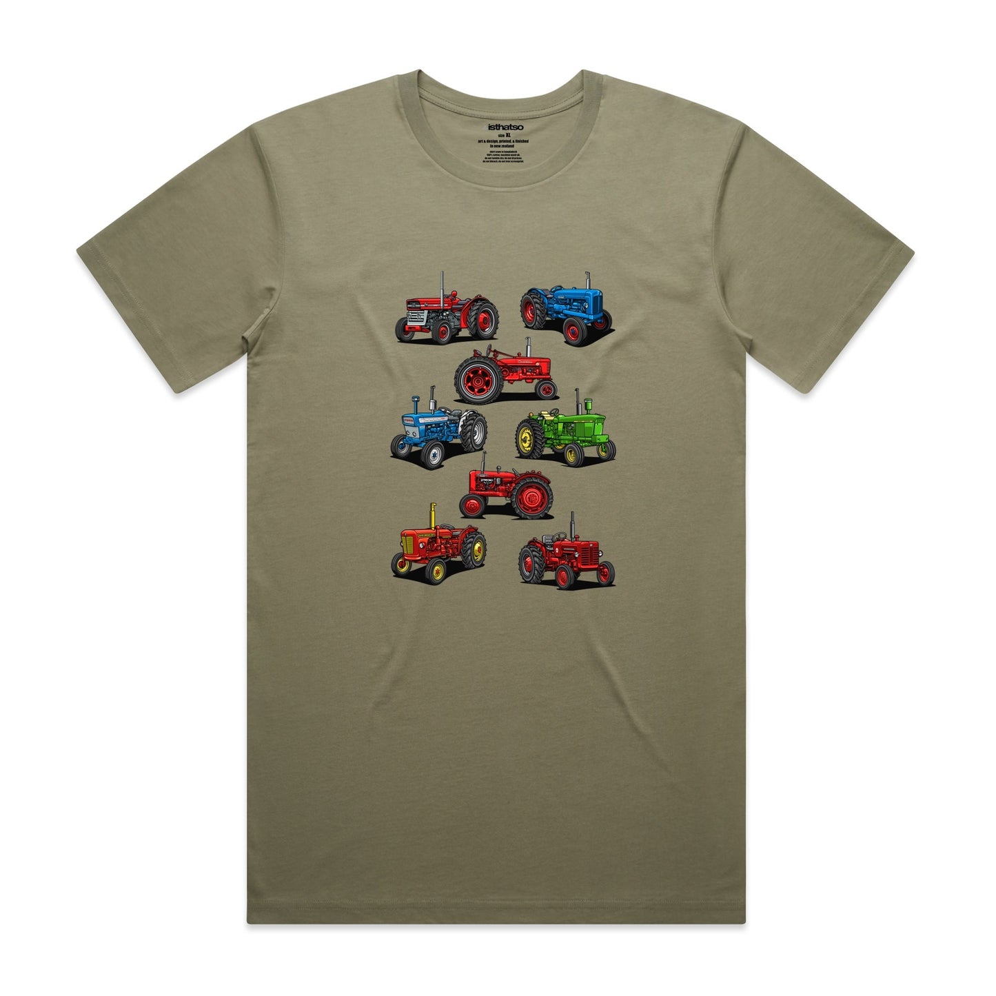Isthatso Vintage Tractors Short Sleeve T-Shirt