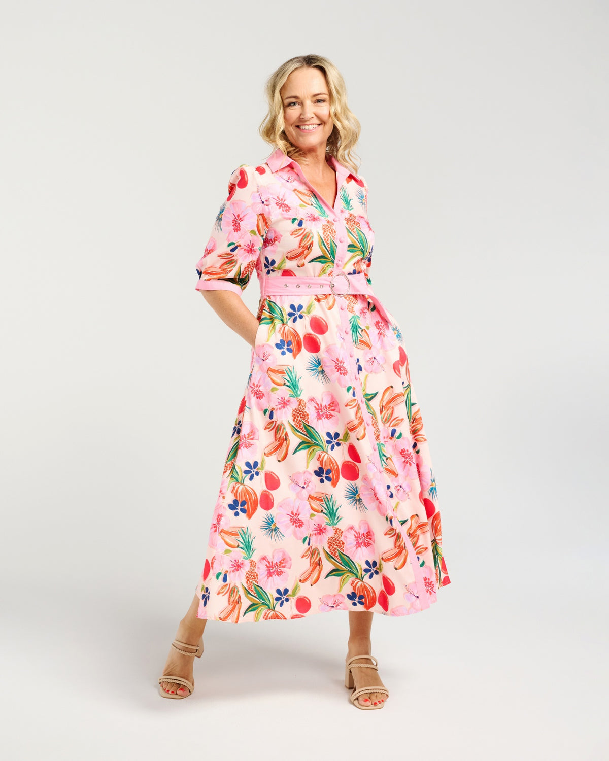 Zafina Ember Dress - Orchard