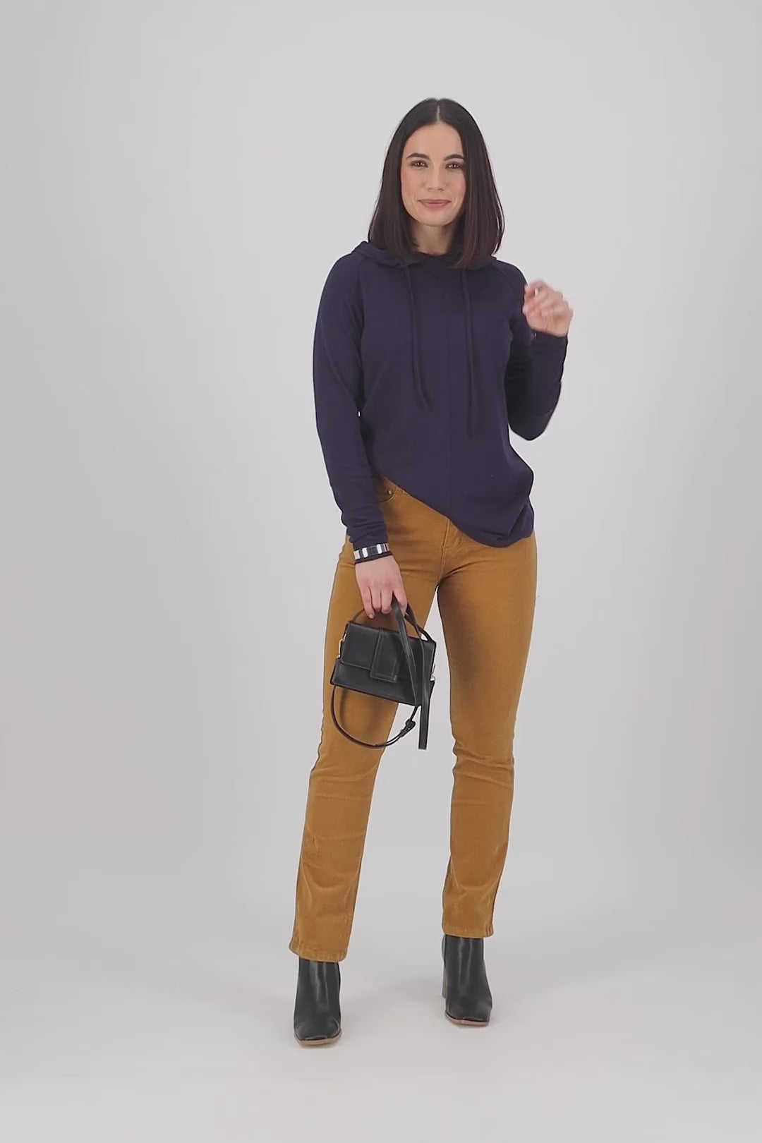 Vassalli Straight Leg Full Length Cord Pant