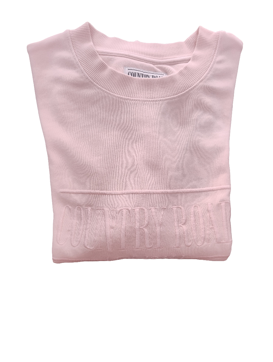 Country Road Heritage Womens Sweatshirt-Pink Meringue