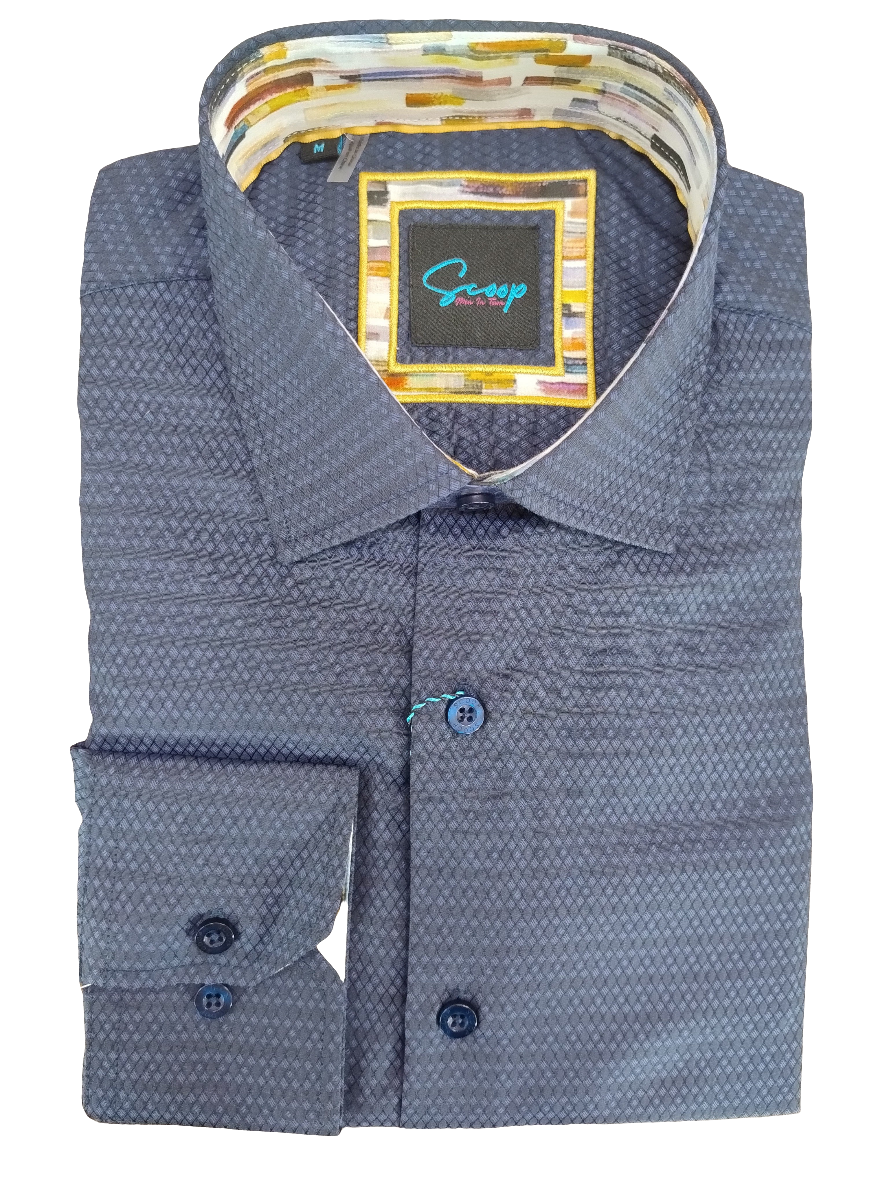 Scoop Jive Long Sleeve Shirt - Midnight