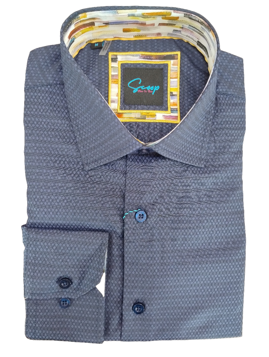 Scoop Jive Long Sleeve Shirt - Midnight